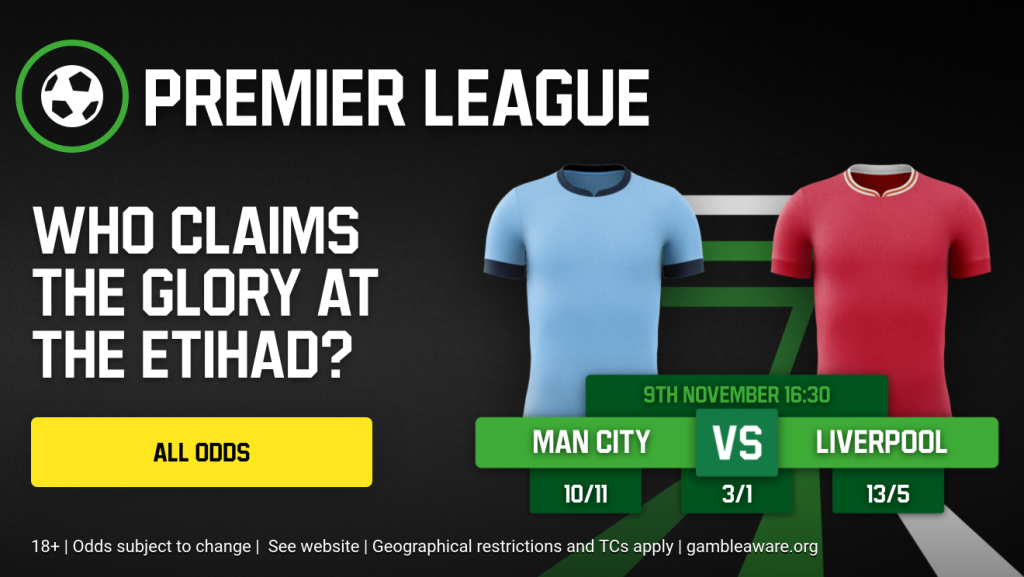 Manchester City vs Liverpool | Match Preview and Boosted Odds 2 MCILIV Match Odds