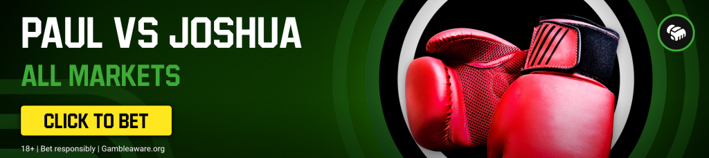 Joshua vs Paul betting odds