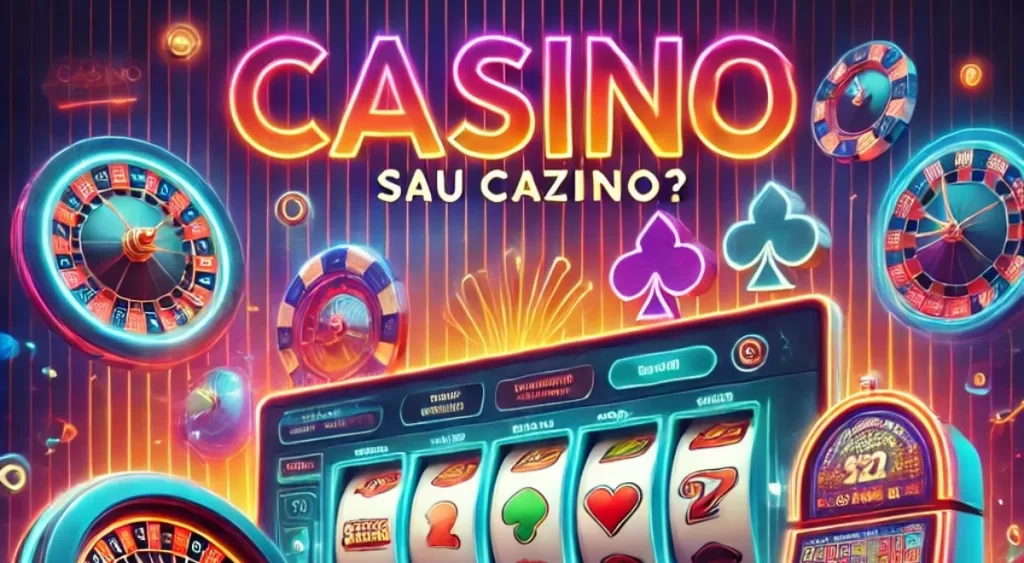 Cazino sau Casino. Cum este corect? 1 cazino sau casino