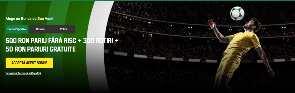 bonus de bun venit