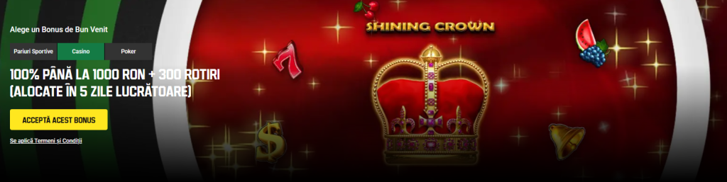 promotii de craciun - bonus de bun venit casino