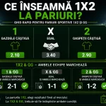 Ce înseamnă pariuri 1×2 și cum funcționează?