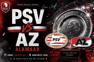 Johan Cruijff Schaal: PSV – AZ Alkmaar voorspellingen en wedtips