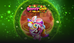 Bunny Loot: een knotsgek konijn in een levendig hol