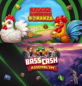 Contrasterende rollen: zonovergoten rust bij het vissen ontmoet chaotische cartoonboerderij in twee nieuwe games