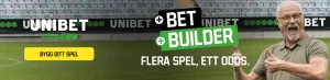 Unibets Bet Builder höjer dina insatser vid fotbolls betting online