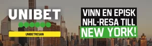 Unibetresan – Vinn biljetter till en episk NHL-resa till New York